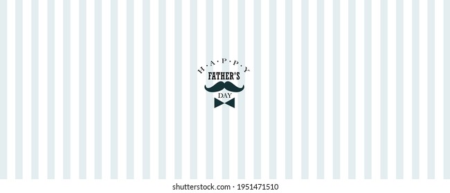 Banner background for Father's Day with mustache. Congratulations and gifts for Father's Day.