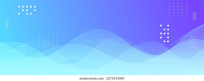 Banner background. full color, gradation wave effect.dark and bright blue .geometric eps 10