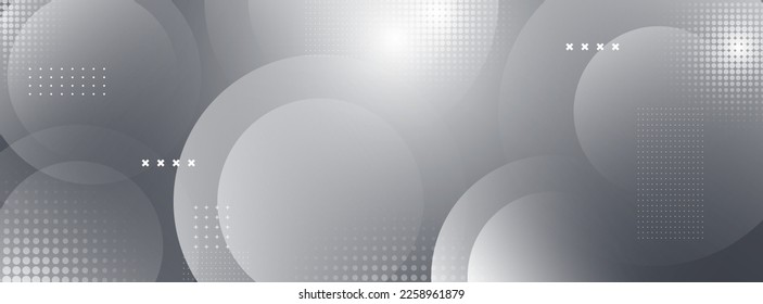 banner background. full color, gradations of white and gray eps 10