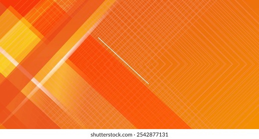 banner background. full color, orange gradation and effect geometry orange