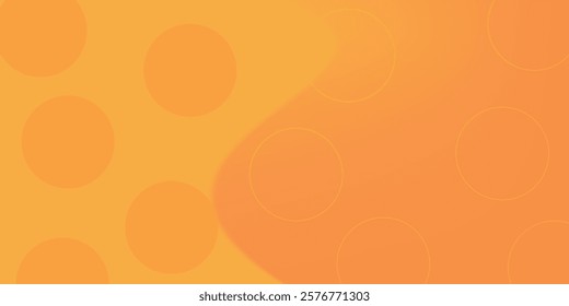 banner background. full color, orange gradation and effect geometry