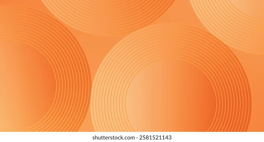 banner background. full color, orange gradation and effect geometry