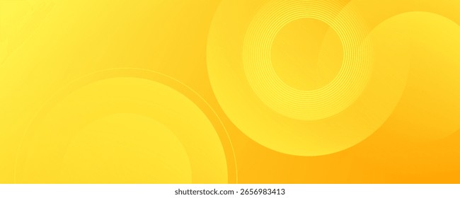Anuncio de fondo. Color completo, degradado naranja y efecto geométrico. Círculos. Abstractas. Moderno.