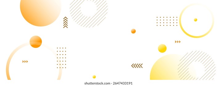 cor laranja geométrica e amarelo com memphis background.vetor eps 10.