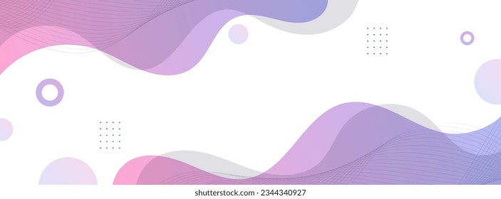 Banner background, geometric, red and purple, wave effect ,eps 10