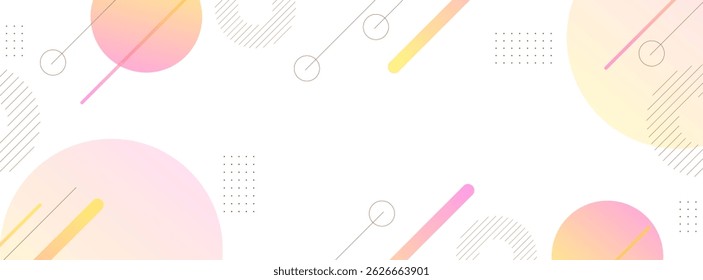 Fondo de Anuncio, diseño simple geométrico, forma, naranja y púrpura, línea, Ilustración vectorial
