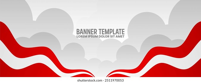 banner background gradient design template 