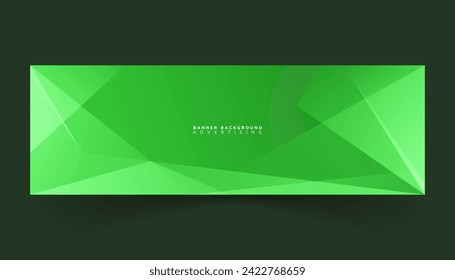 Banner background gradient, green , abstract
