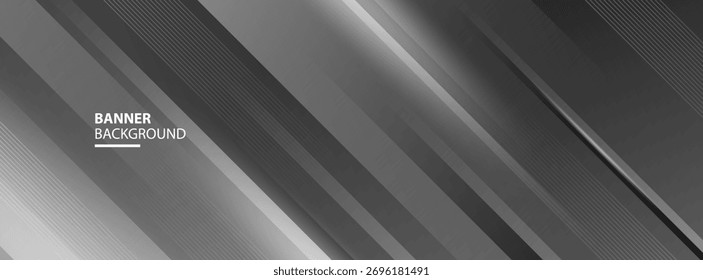 Fondo de Anuncio gris y negro gradaciones forma de barra. fondo moderno. abstracto. Vector EPS 10