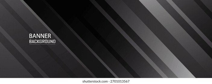 Fundo da faixa cinza e preto gradações barra shape.modern background.abstract .vetor eps 10
