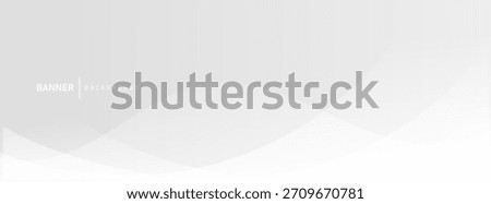 Banner background gray and white wave shape modern bakground.abstract memphis.vector illustration