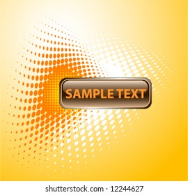 Banner & background with halftone effects