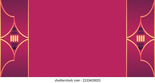 
Banner Background Islamic background with copy space in the middle