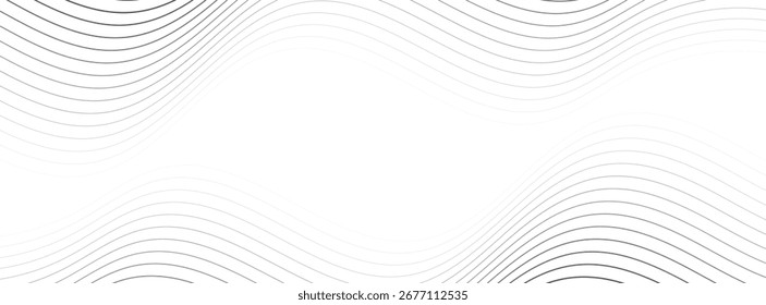 Banner Hintergrund Linie Welle schwarz .simple design.vector eps 10