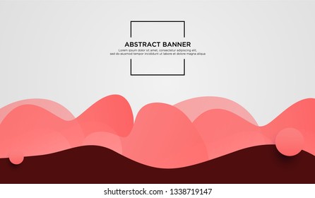 Banner Background Liquid Modern Vector Colorfull Inspiration Idea