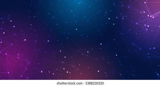 Fondo de banner con un diseño abstracto de baja polilla