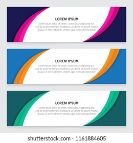 Banner background material print or web banner material template