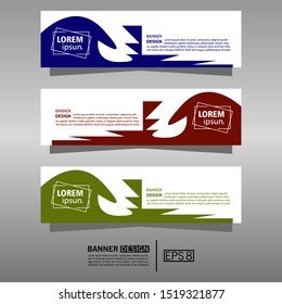 Banner background. modern design. eps 8