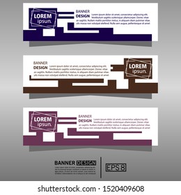 Banner background. modern design. eps 8