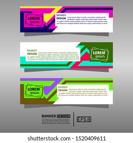 Banner background. modern design. eps 8