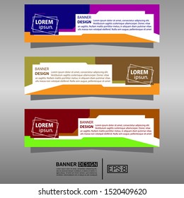 Banner background. modern design. eps 8