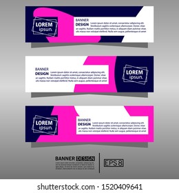 Banner background. modern design. eps 8