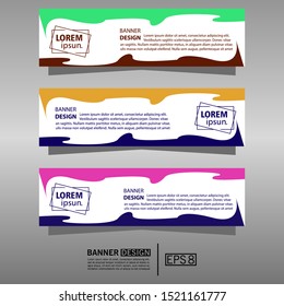 Banner background. modern design. eps 8