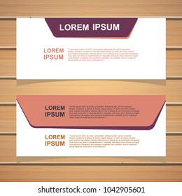 banner background. modern design template.