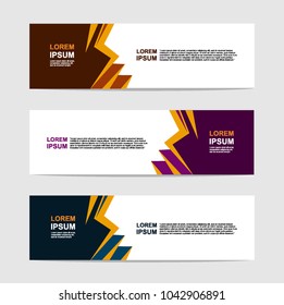 banner background. modern design template. vector.