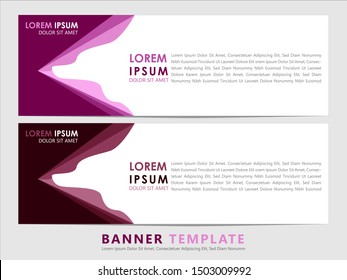 Banner background Modern design template