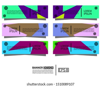 Banner background. modern design. vector illustration