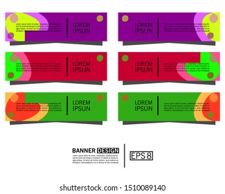 Banner background. modern design. vector illustration