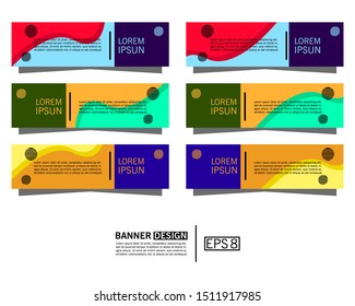 Banner background. modern design. vector illustration