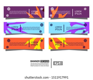 Banner background. modern design. vector illustration