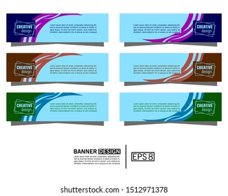 Banner background. modern design. vector illustration