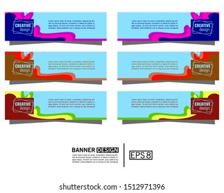 Banner background. modern design. vector illustration