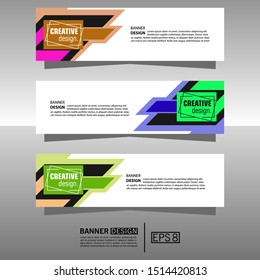 Banner background. modern design. vector illustration