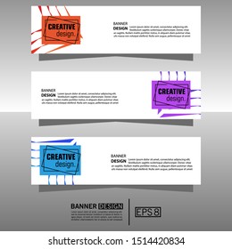 Banner background. modern design. vector illustration