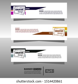 Banner background. modern design. vector illustration