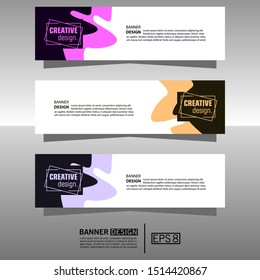 Banner background. modern design. vector illustration