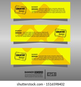 Banner background. modern design. vector illustration