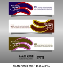 Banner background. modern design. vector illustration