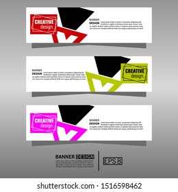 Banner background. modern design. vector illustration