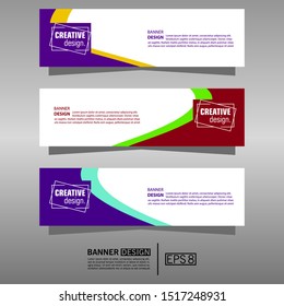 Banner background. modern design. vector illustration