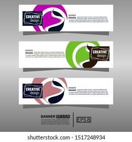 Banner background. modern design. vector illustration