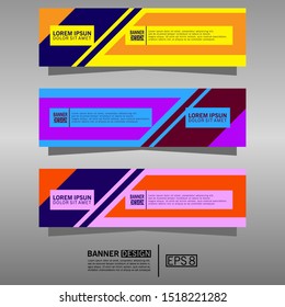 Banner background. modern design. vector illustration