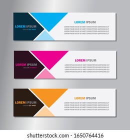 Bannerhintergrund, Modernes Design, Vektorillustration-Illustration, quadratische Ornamente