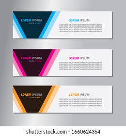 Banner background , Modern design , Vector illustration , triangle square ornament