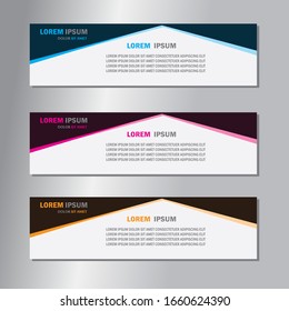 Banner background , Modern design , Vector illustration