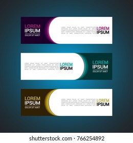 Banner Background Modern Design Vector Illustration